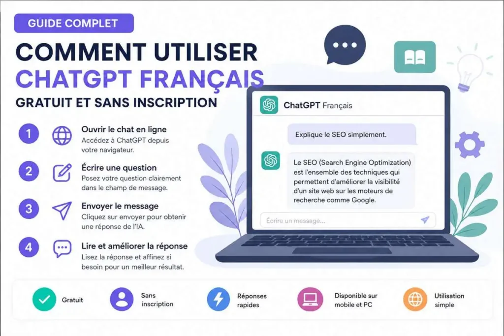 Comment Utiliser ChatGPT Français Gratuit